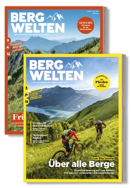 Bergwelten - Jahres-Abo + 2 Hefte gratis